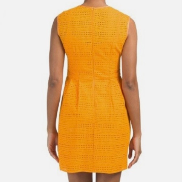 Nanette Lepore Silent Partner Orange Shift Dress Size 4 - Picture 2 of 7